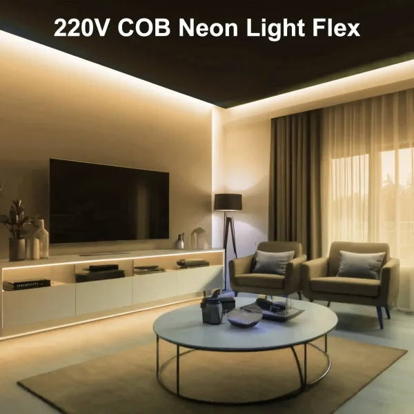 Neon led traka 220v 10m samolepljiva - Slika 4